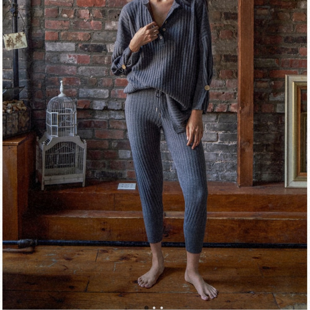 FREE PEOPLE AROUND THE CLOCK JOGGERS